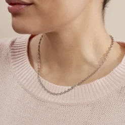 Collier Carrus Argent Blanc