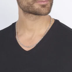 Collier Carrus Argent Blanc