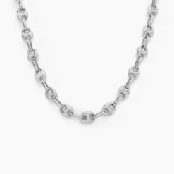 Collier Carrus Argent Blanc