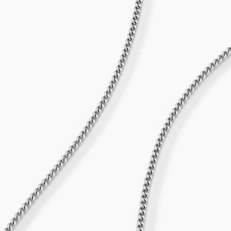 Collier Casper Argent Blanc