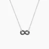 Collier Celinia Argent Blanc Céramique Et Oxyde De Zirconium