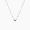 Collier Cesarie Argent Blanc Oxyde De Zirconium