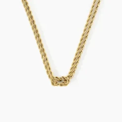 Collier Charleen Acier Jaune