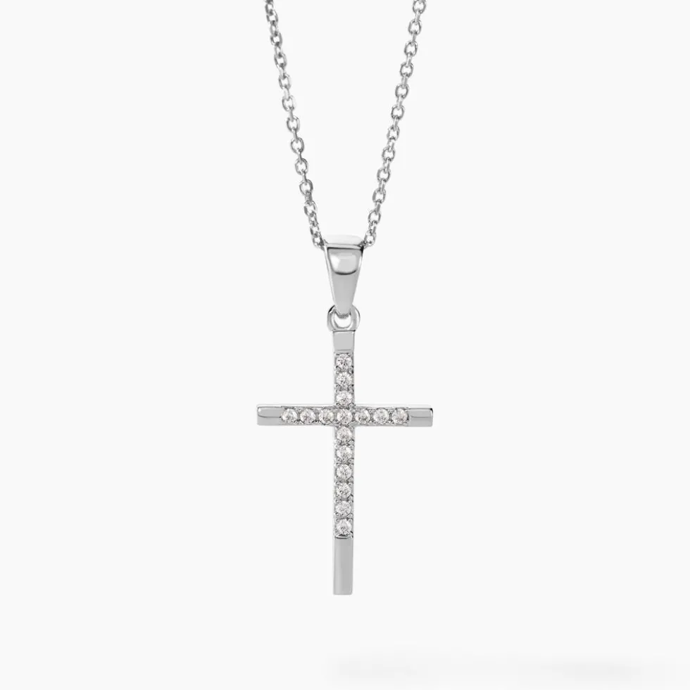 Collier Chirsta Argent Blanc Oxyde De Zirconium