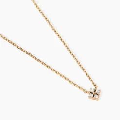Collier éclat Perlé Plaqué Or Oxyde De Zirconium