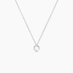 Collier Cleopatra Argent Blanc Oxyde De Zirconium
