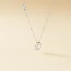 Collier Coeur Ktl Or Blanc Diamant