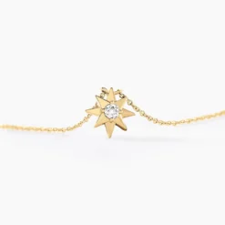 Collier Confucius Or Jaune Diamant