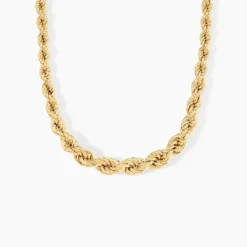 Collier Cordelia Danilo Maille Corde Or Jaune