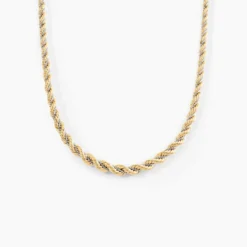 Collier Cordelia Danilo Maille Corde Et Venitienne