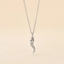 Collier Cornucopia Argent Blanc