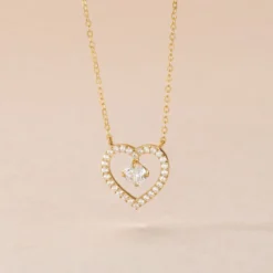 Collier Cortney Or Jaune Oxyde De Zirconium