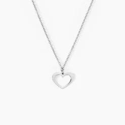 Collier Cosima Argent Blanc