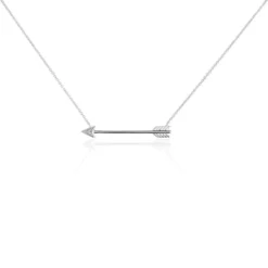 Collier Cupidon Or Blanc Diamant