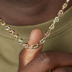 Collier Dami Or Tricolore
