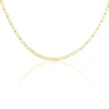 Collier Danae Plaquette Or Bicolore