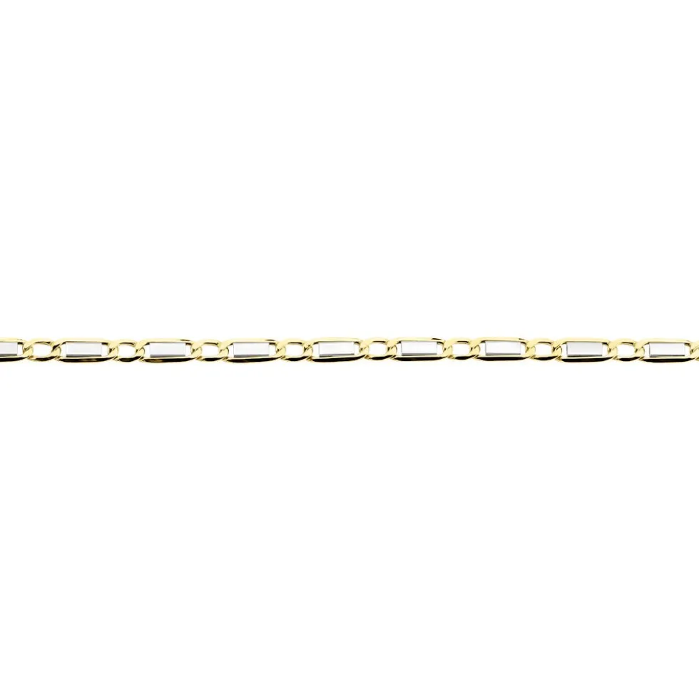 Collier Danae Plaquette Or Bicolore