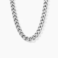 Collier Daniel Acier Blanc
