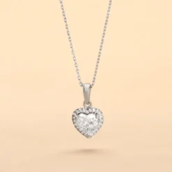 Collier Dari Or Blanc Oxyde De Zirconium