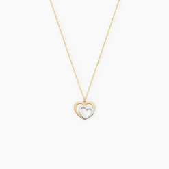 Collier Datura Or Bicolore