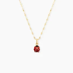 Collier Deena Or Jaune Oxyde De Zirconium