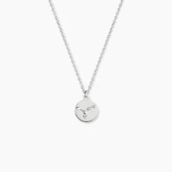 Collier Despina Argent Blanc Oxyde De Zirconium