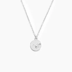 Collier Despina Argent Blanc Oxyde De Zirconium