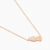 Collier Deven Argent Rose Oxyde De Zirconium