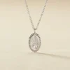 Collier Dhyana Argent Blanc Oxyde De Zirconium