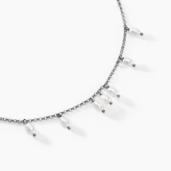 Collier Didem Argent Blanc Perle De Culture