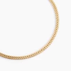Collier Doline Maille Anglaise Or Jaune