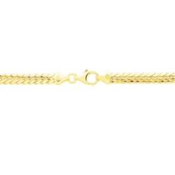 Collier Doline Maille Anglaise Or Jaune