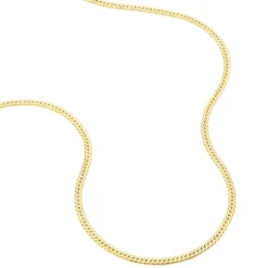 Collier Doline Maille Anglaise Or Jaune