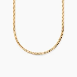 Collier Doline Maille Anglaise Or Jaune