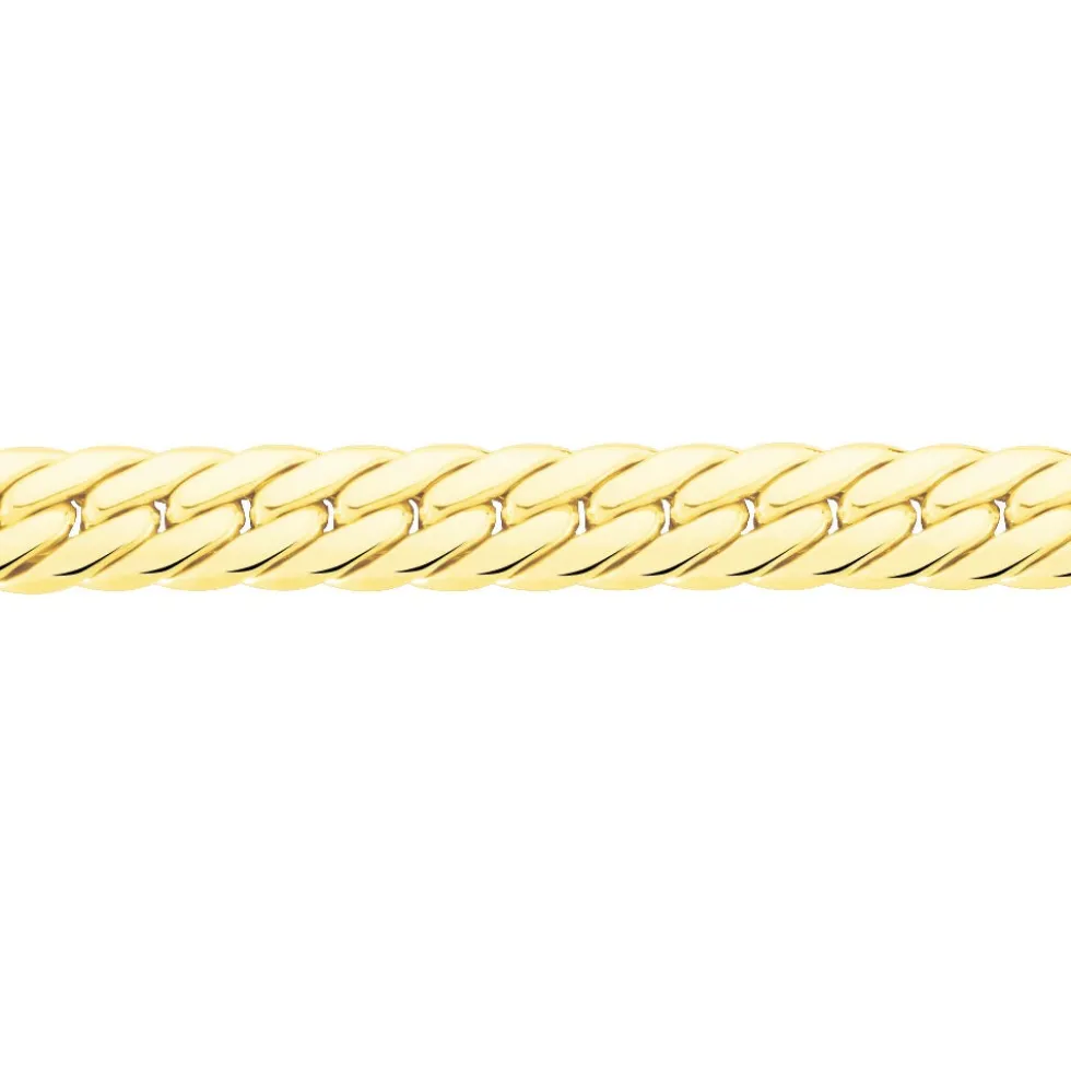 Collier Doline Maille Anglaise Or Jaune