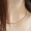 Collier Doline Maille Anglaise Or Jaune