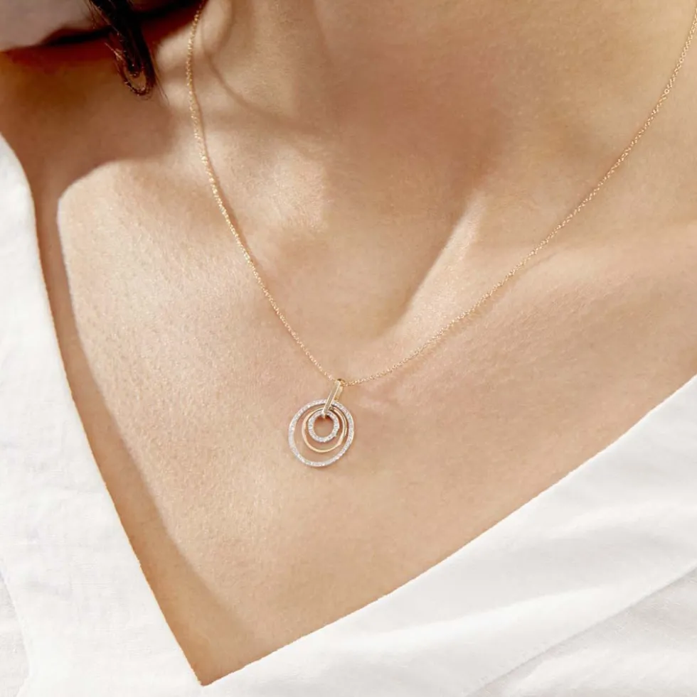 Collier Dorotea Or Jaune Diamant