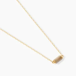 Collier Ean Or Jaune Nacre
