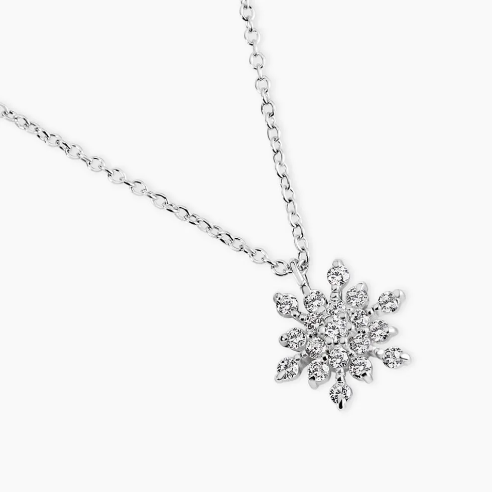 Collier Effie Argent Blanc Oxyde De Zirconium