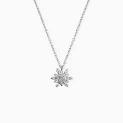 Collier Effie Argent Blanc Oxyde De Zirconium