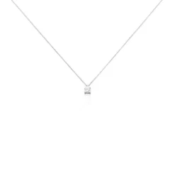 Collier Elfa Or Blanc Diamant