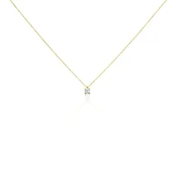 Collier Elfa Or Jaune Diamant