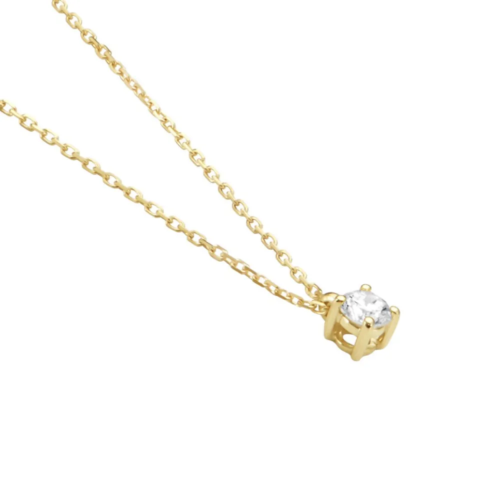 Collier Elfa Or Jaune Diamant