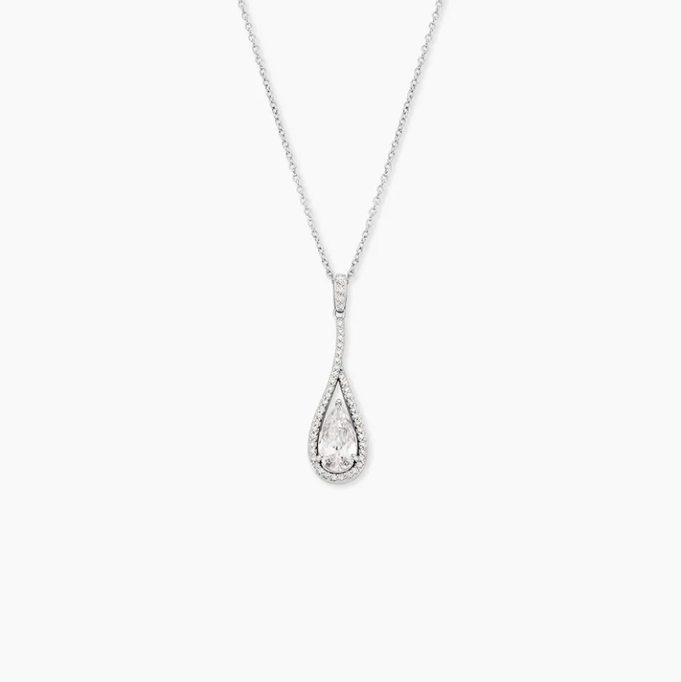 Collier Elorah Argent Blanc Oxyde De Zirconium