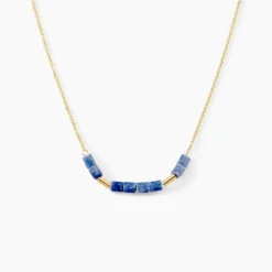 Collier Erdmann Or Jaune Aventurine