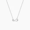 Collier Eryka Argent Blanc Oxyde De Zirconium