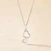 Collier Estina Argent Blanc