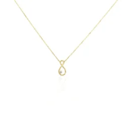 Collier Eszter Or Jaune Diamant