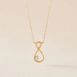 Collier Eszter Or Jaune Diamant