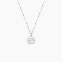Collier Eternelle Argent Blanc